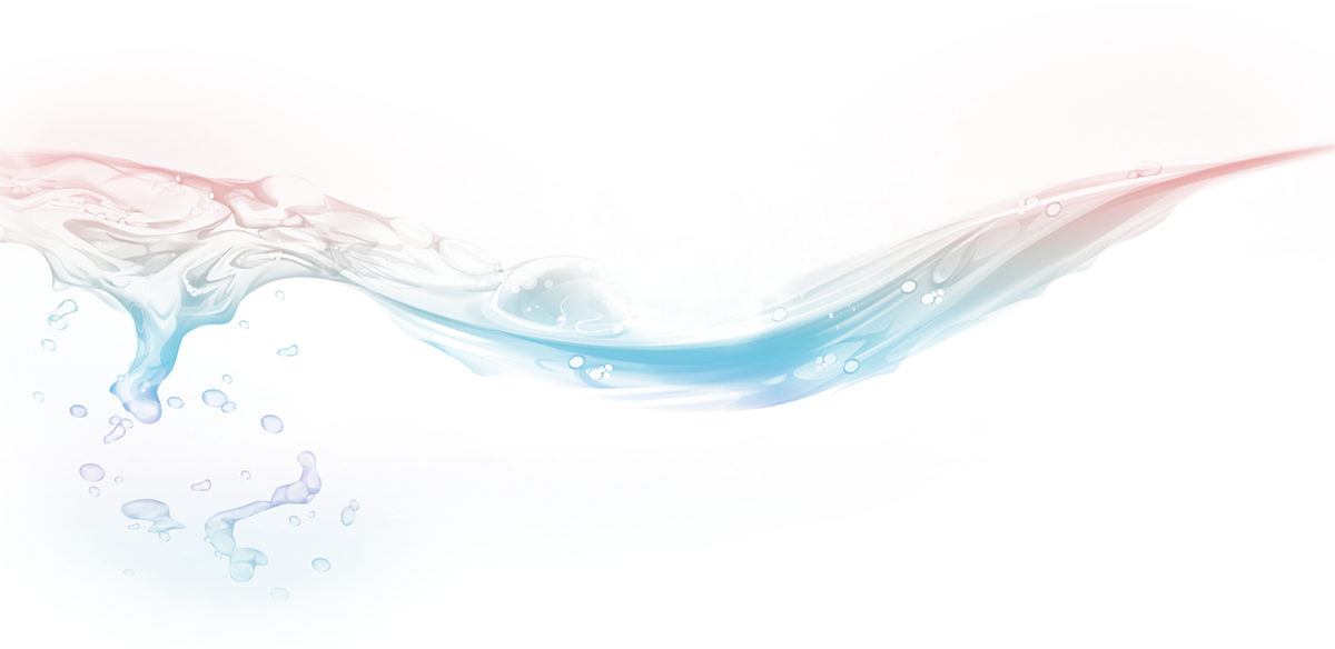 カラフルな水面